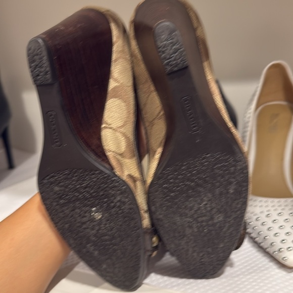 🔅AUTHENTIC🔅COACH LANEY SIGNATURE WEDGE reduced - Picture 3 of 7